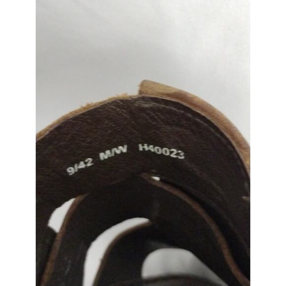 Born Men's Chestnut Brown Comfort Leather Sandals - Size 9M / EU 42 - Picture 6 of 7